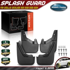 4x Front & Rear Mud Flaps Splash Guard for Cadillac Escalade 2021 2022 2023 2024