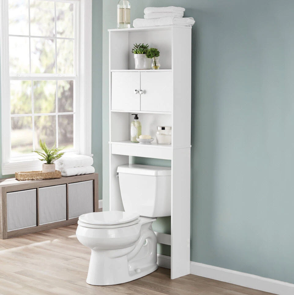 Bathroom cabinet 2024 above toilet