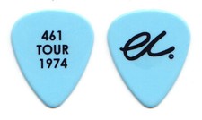 Eric Clapton Light Blue Guitar Pick - 461 Tour 1974