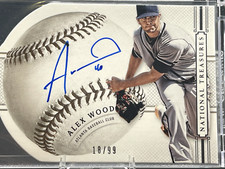 2014 Panini National Treasures Autograph #7 Alex Wood /99 