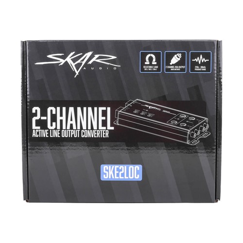 NEW SKAR AUDIO SKE2LOC 2-CHANNEL ACTIVE LINE OUTPUT CONVERTER - Picture 8 of 8