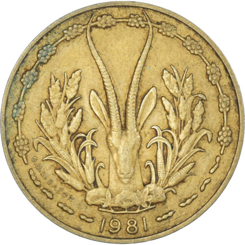 [#1338181] Moneta, Kraje Afryki Zachodniej, 10 Francs, 1981 - Zdjęcie 1 z 2