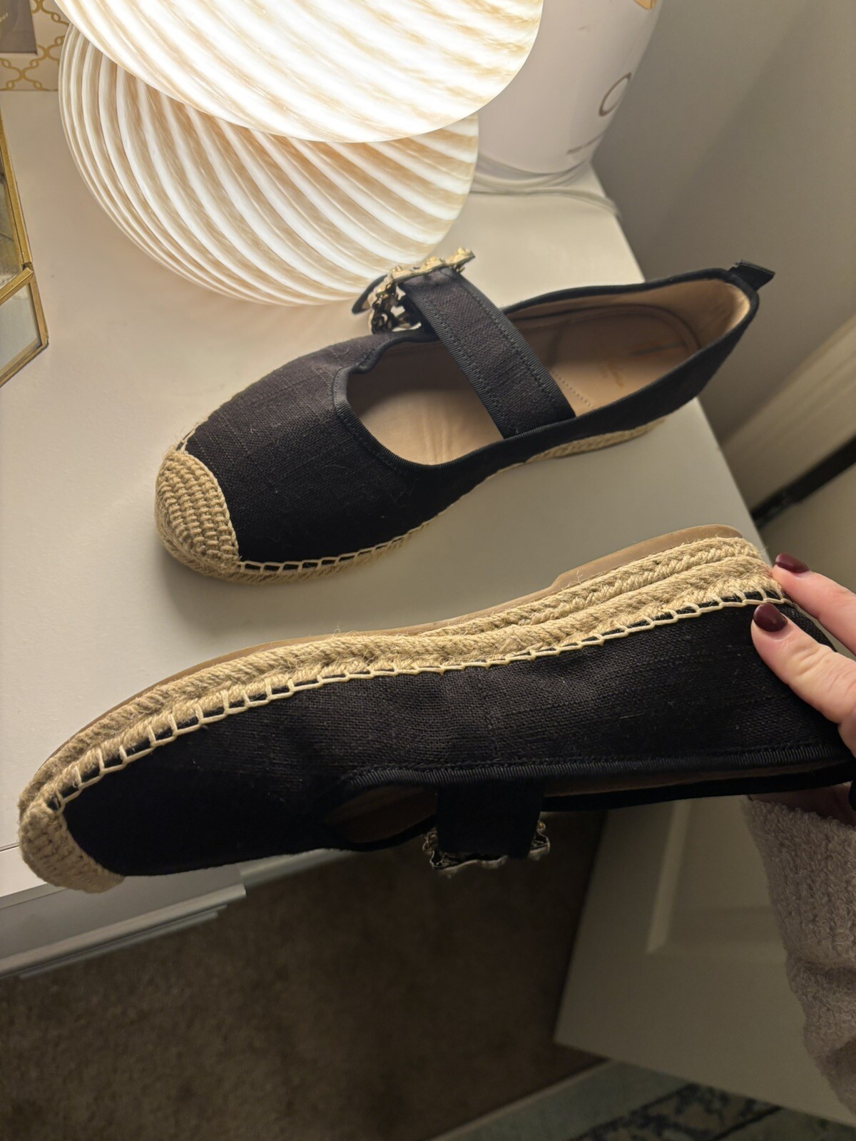 Sam Edelman Women's Maddy Mary Jane Flats, Style# I9541F1001, Size 8.5, Black