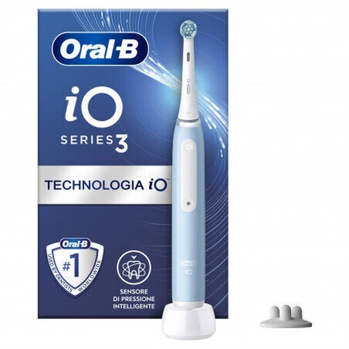 Oral-b Io Serie 3 Brosse à Dents Électrique Sonde Pression Artérielle Smart Bleu