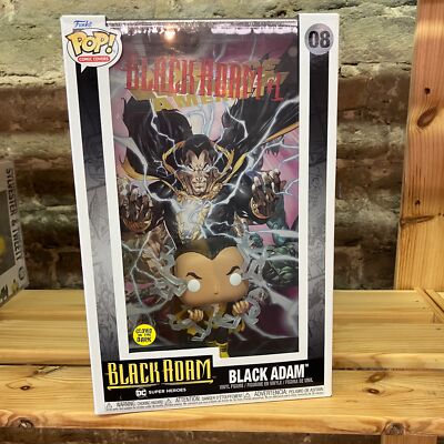 Black Adam #1 (Glow) Black Adam DC Super Heroes Funko Pop Comic Covers 08