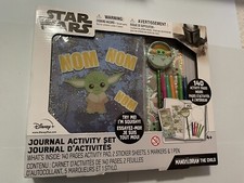 Disney Star Wars Journal Activity Set the Mandalorian The Child new Groogu
