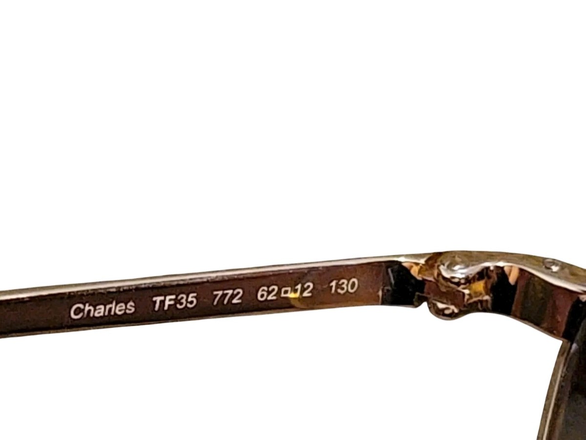 TOM FORD TF 35 772 CHARLES BROWN GOLD GRADIENT AUTHENTIC  display picture 1