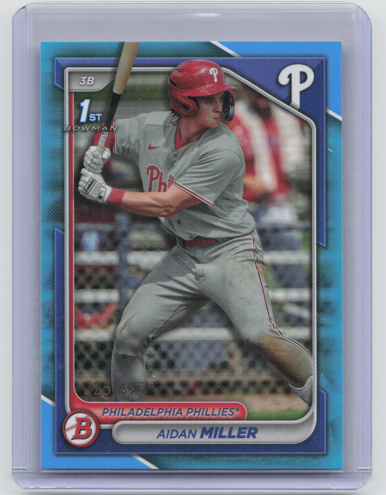 2024 Bowman #BP-27 Aidan Miller Prospects Sky Blue #/499