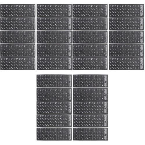 30 Stück Universal Fremdsprache Tastatur Aufkleber Tastaturschutz PC