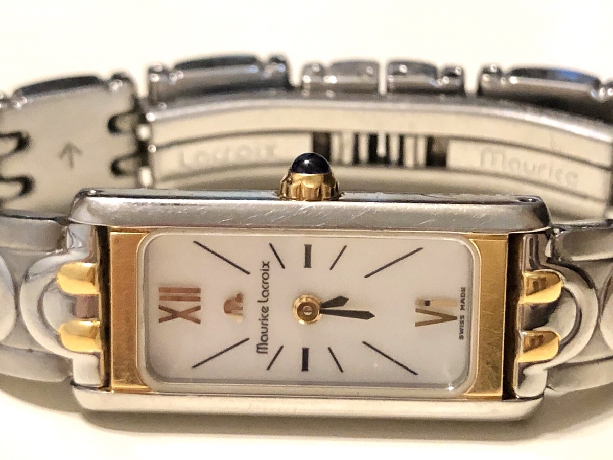 MAURICE LACROIX 32739 WATCH STAINLESS STEEL TWO TONE LADIES 