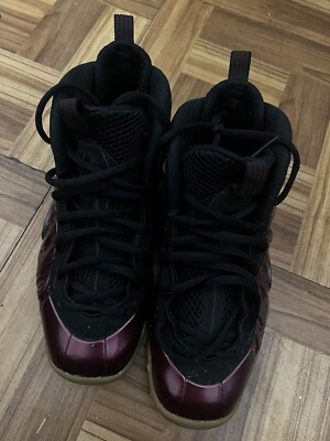 Nike Little Posite One'Night Maroon' GS 5.5Y Peanut Butter Bottom 644791-600