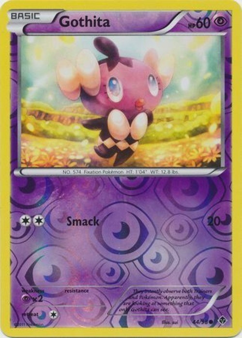 Pokemon Gothita 44/98 Reverse Holo Emerging Powers NM