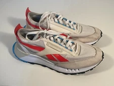 Reebok Classics Legacy Chalk Laser Retro Sneakers Men Size 9.5 