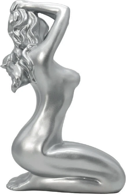 Scultura AMBIENTI GLAMOUR Ms Abby Donna Argento - Immagine 2 di 4