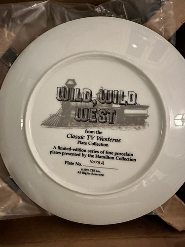 Classic TV Westerns Five Plate Collection aus Hamilton mit COA, Original NEU - Bild 10 von 14