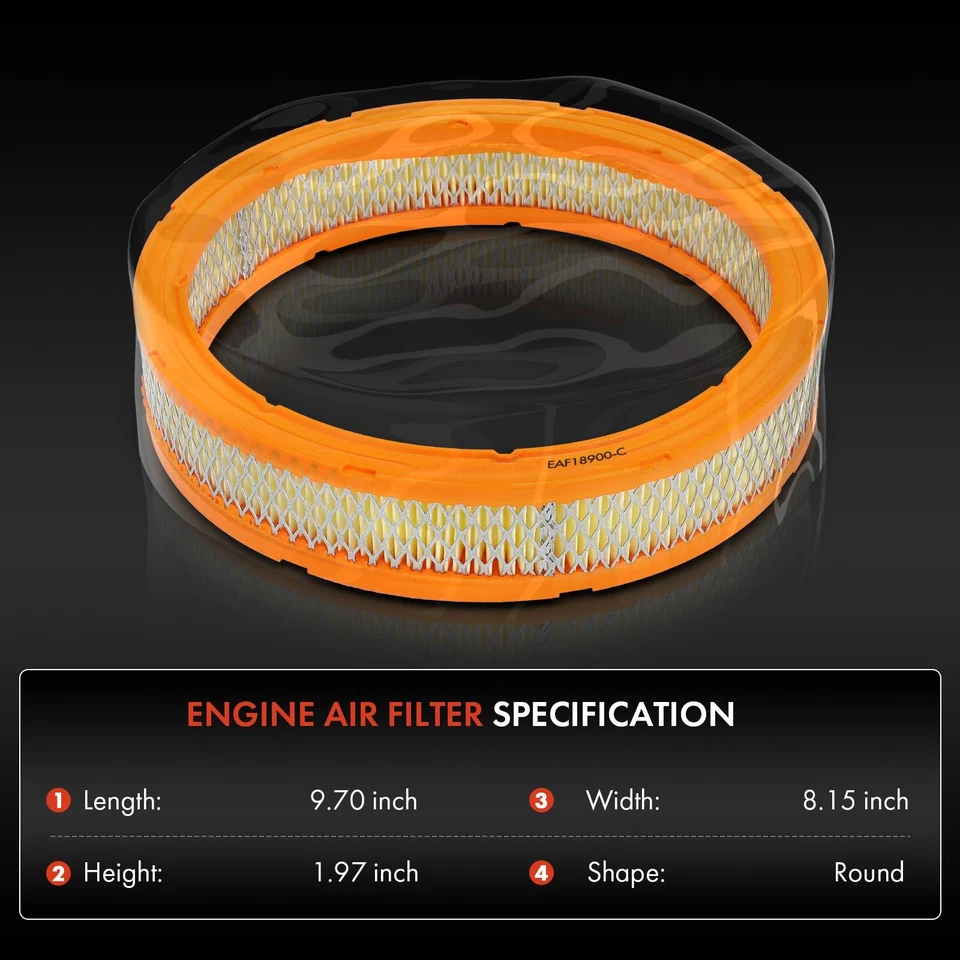 发动机空气过滤器适用于吉姆西 C15 C25 C35 C15/C1500 Suburban C25/C2500 Suburban G15 — 第 2/4 张图片