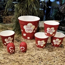 THE MAIN INGREDIENTS POPCORN Serving Bowl Set with Popcorn Bowls