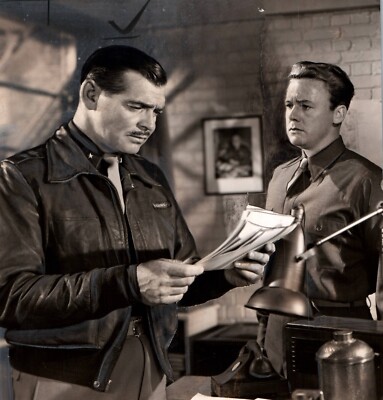 Clark Gable + Van Johnson in Command Decision (1949)   Vintage Photo M 409