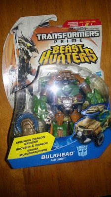Transformers Prime Beast Hunters Deluxe Class Autobot Bulkhead Dragon Grinder