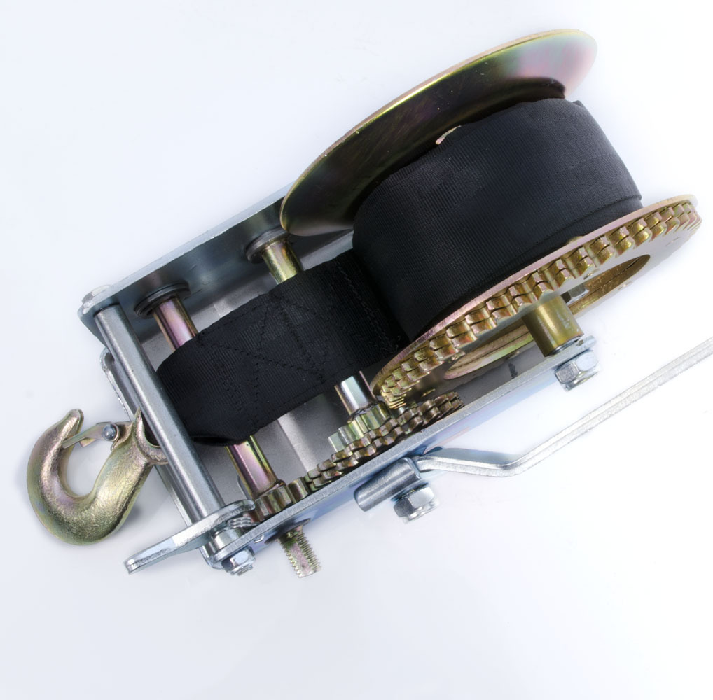 2500LBS/1136KGS 2Speed Strap Hand winch For Boat, Trailer and 4WD eBay