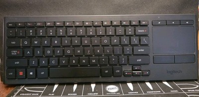 Logitech K830 Illuminated Wireless Keyboard + Touchpad with Unifying Receiver