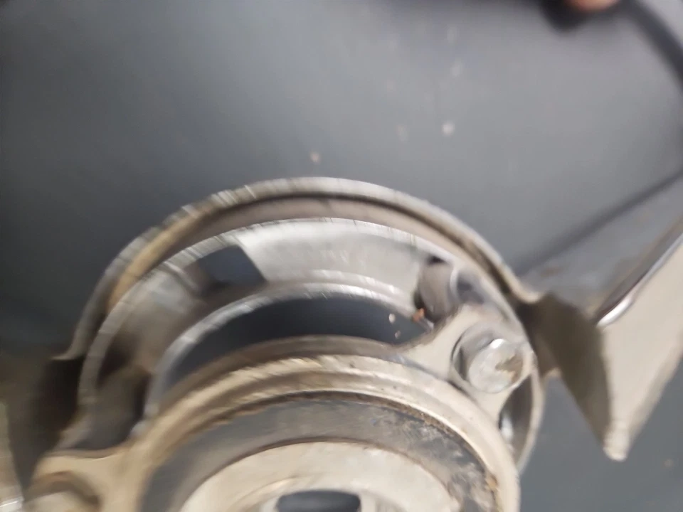 Pontiac Catalina Star Chief 1963 volante bocina anillo cromo 544951 OEM Foto 3 de 4