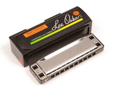 Lee Oskar 1910-Bb Major Diatonic Harmonica - Key of Bb - Silver