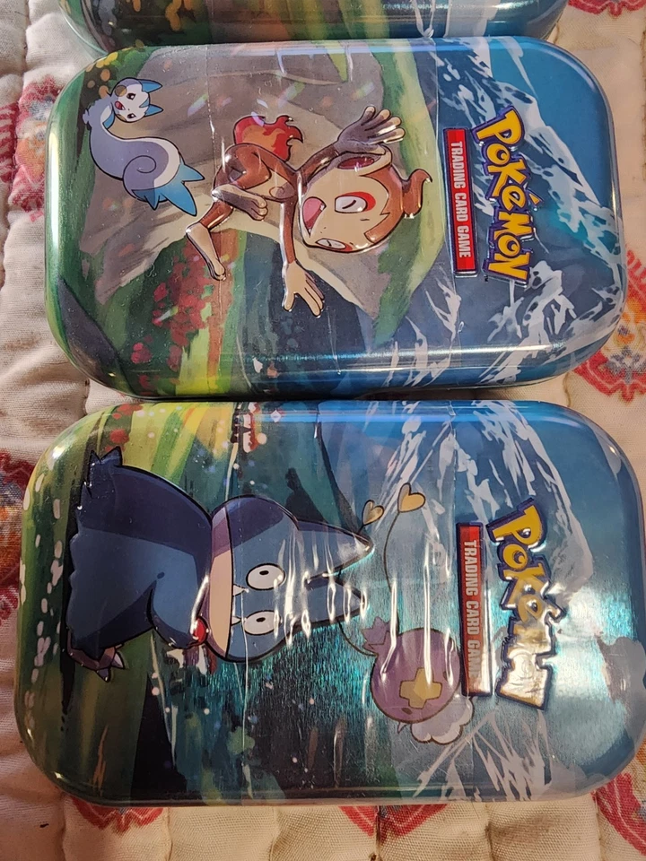 Pokemon TCG Sinnoh Stars pacote com 5 mini latas - Imagem 2 de 4
