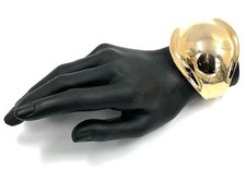 New Robert Lee Morris RLM SoHo Gold Plate Bombay Cuff Bracelet