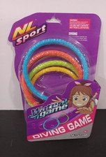 NEW NL Sport Dive Rings 4 pack water dive games set Blue Orange Green Yellow NIP
