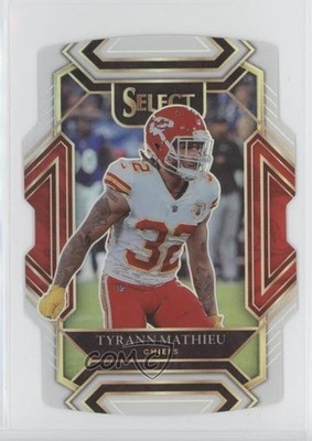 2021 Panini Select Club Level White Prizm Die-Cut 56/99 Tyrann Mathieu #218 0tj4