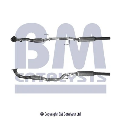 Exhaust Pipe fits VW POLO 9N, Mk5 1.2 Front 05 to 14 BM 5Z0253059F 6Q0253059FE - Image 2 of 4