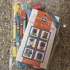 DMC Mouline Color Variations Embroidery Floss Set Of 10 Skeins Design Book
