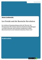 Leo Trotzki Und Die Russische Revolution (Buch)