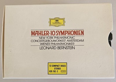 Mahler: 10 Symphonien (Deutsche Grammophon 435 162-2) 13-CD Box Set Bernstein