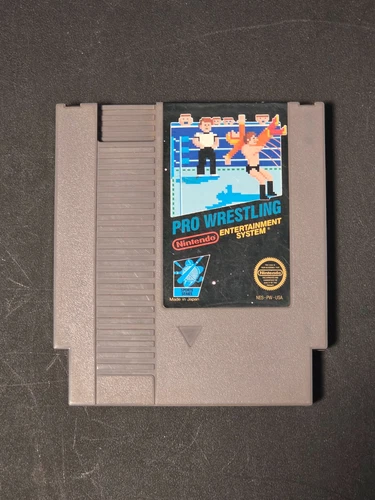 Retro Original Nintendo NES Pro Wrestling Authentic Game - Tested and Working