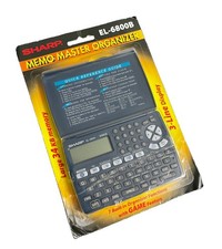 Sharp Electronic Memo Master Organizer EL-6800B 34kb Memory 3 Line Display NEW