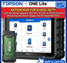 TOPDON One Lite Profi KFZ OBD2 Diagnosegerät Scanner ECU Coding Alle System VW