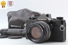 Near MINT Olympus OM-1 Black 35mm Film Camera Zuiko 50mm f/1.4 Lens From JAPAN