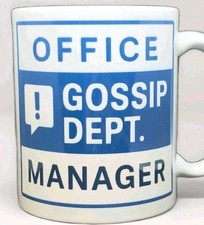 Office Gossip Coffee Mug Funny Work Manager Gift Sarcastic Birthday Present Idea