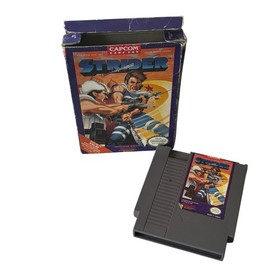 Strider for the Nintendo (NES) With Original box - No Manual 1989 VG TESTED