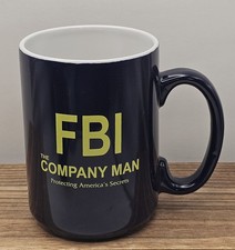"FBI Company Man" Black/Yellow Ceramic Double-sided Novelty Coffee/Tea Mug