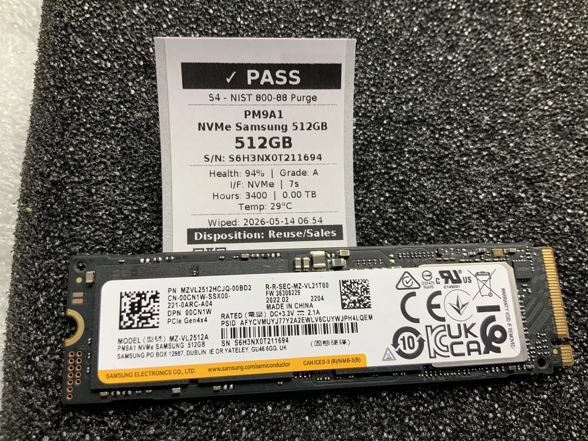Samsung 512GB M.2 Solid State Drives for sale - eBay