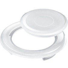 2 Inch Patio Table Umbrella Hole Ring and Cap Set