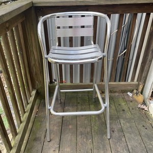 Aluminum Outdoor Bar Stool Patio Chairs Industrial Retro Vintage 20 Pieces Set