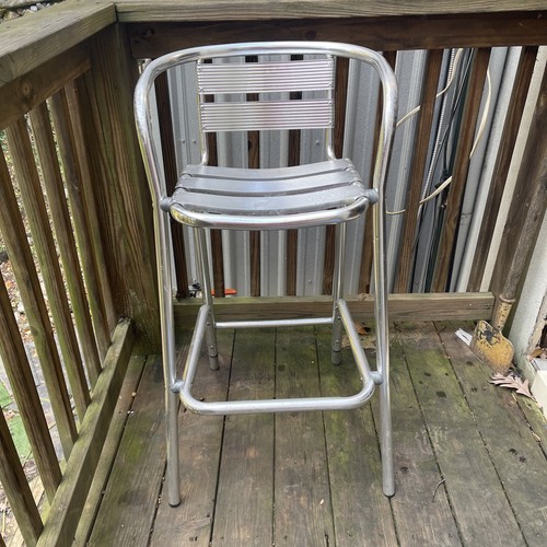 Aluminum Outdoor Bar Stool Patio Chairs Industrial Retro Vintage 20 Pieces Set