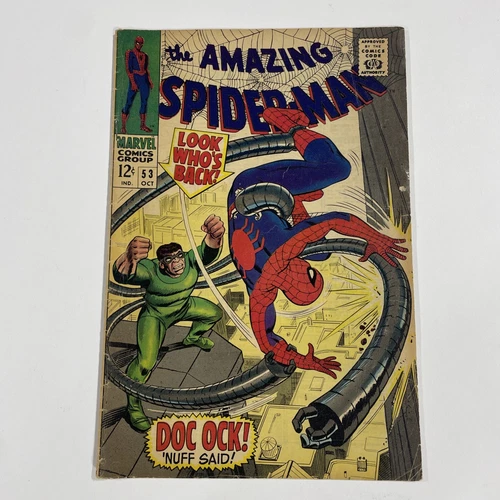 Amazing Spider-Man 53 Fine- FN- 5.5 Marvel 1967