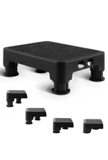 Adjustable Step Stool for Bed, Bathtub, Car and Kitchen, 4-Level Height 3.4"-5",