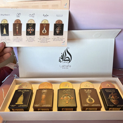 Lattafa Gift Set Box for man (5 perfumes, 20ml) 100%original item.