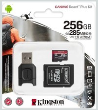 Kingston Canvas React Plus 256GB MicroSDXC V9...